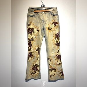 Y2K appliqué Denim Jeans